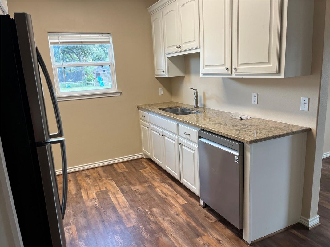 Interior, Kitchen, Wood Texture Flooring
