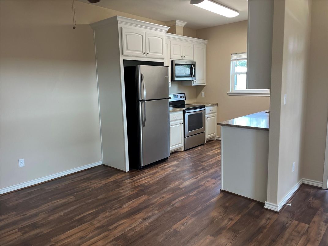 Interior, Kitchen, Wood Texture Flooring