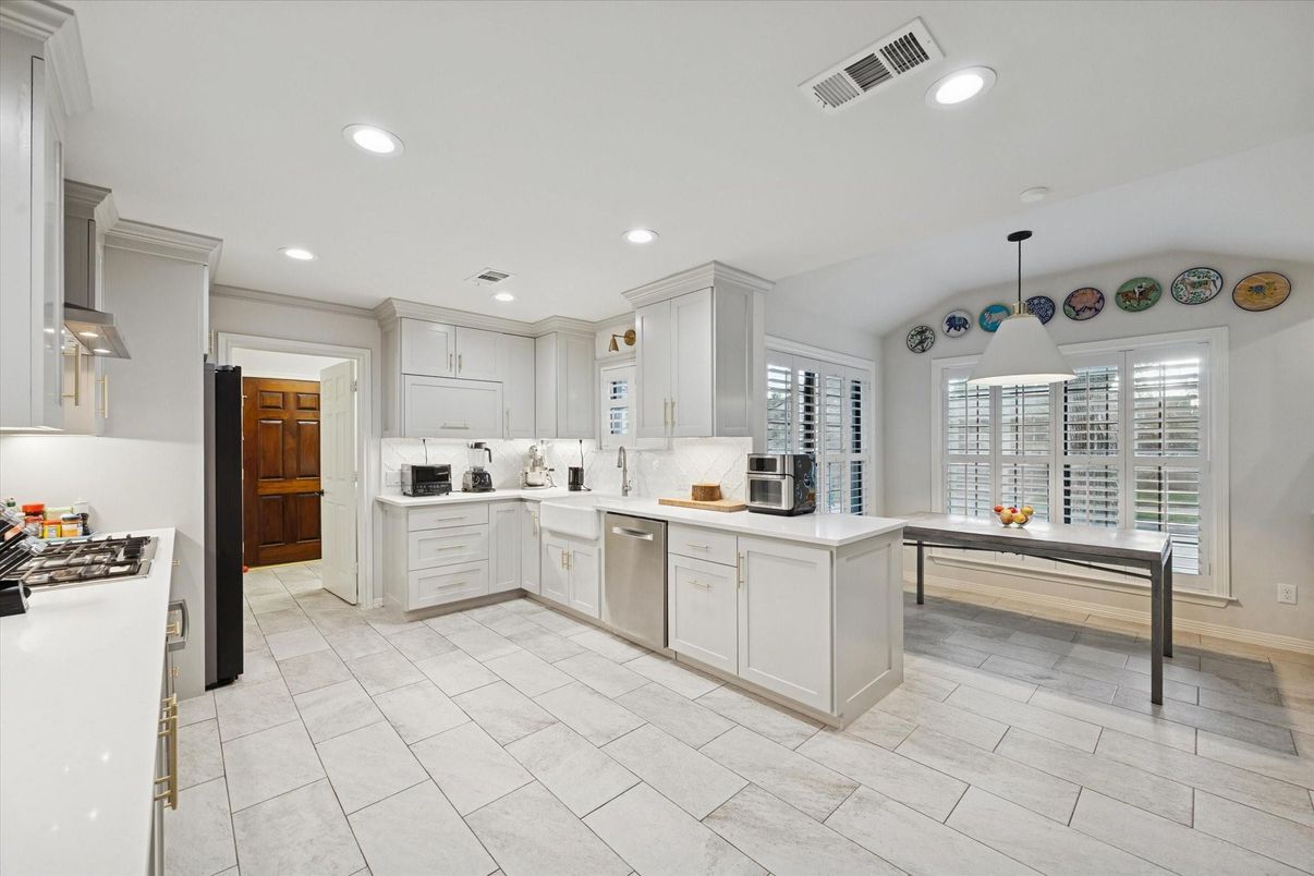Interior, Kitchen, Recessed Lighting, Stainless Steel Appliances