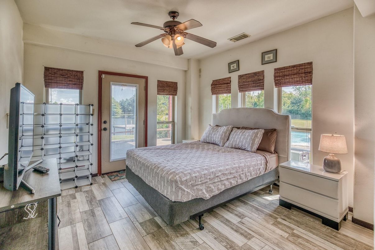 Bedroom, Interior, Wood Texture Flooring