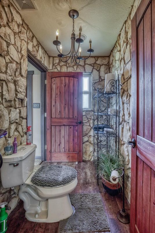 Chandelier, Interior, Stone Walls