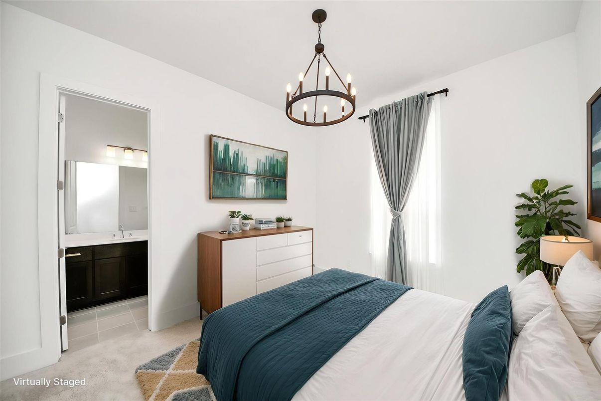 Bedroom, Interior, Pendant Lights