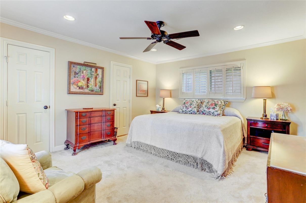 Bedroom, Interior, Recessed Lighting