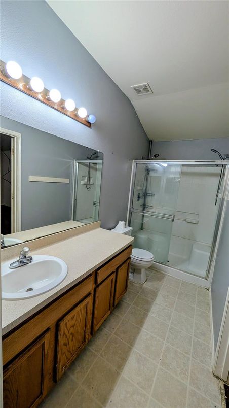 Bathroom, Dual Sink Vanities, Glass Shower, Interior