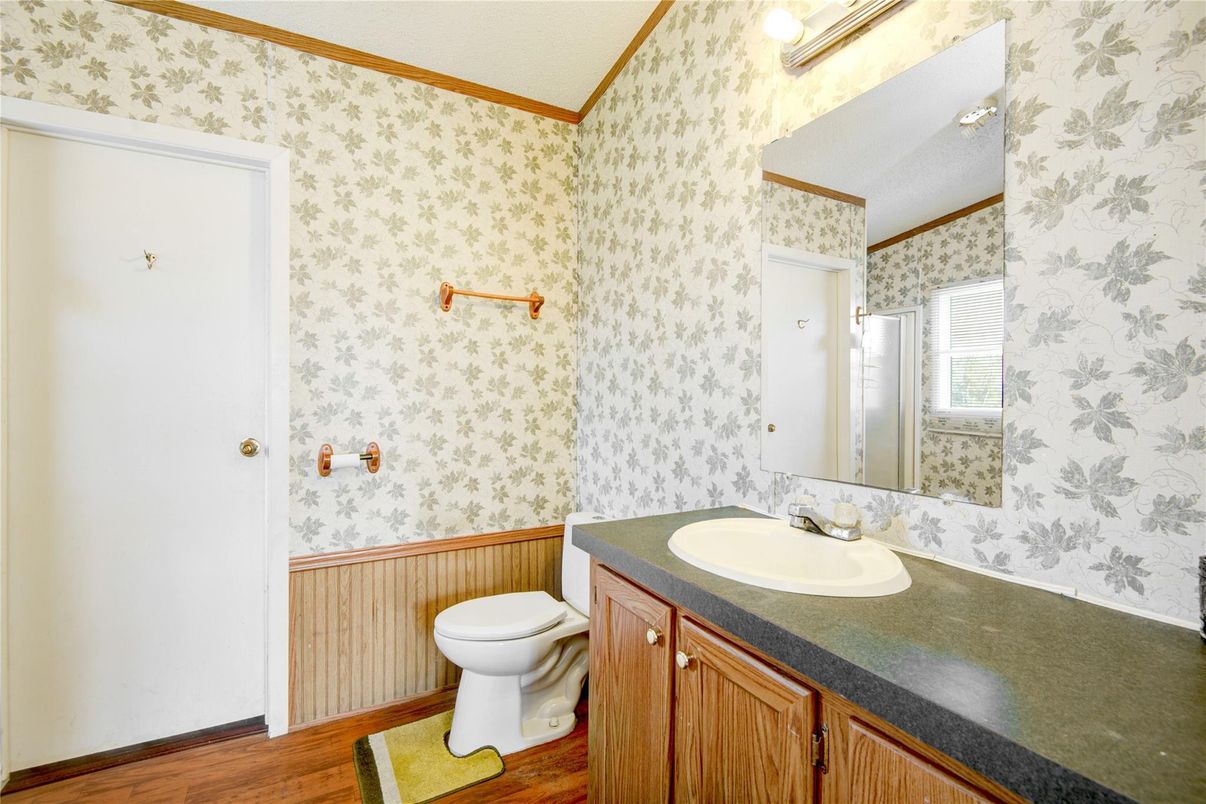 Bathroom, Interior, Wood Texture Flooring
