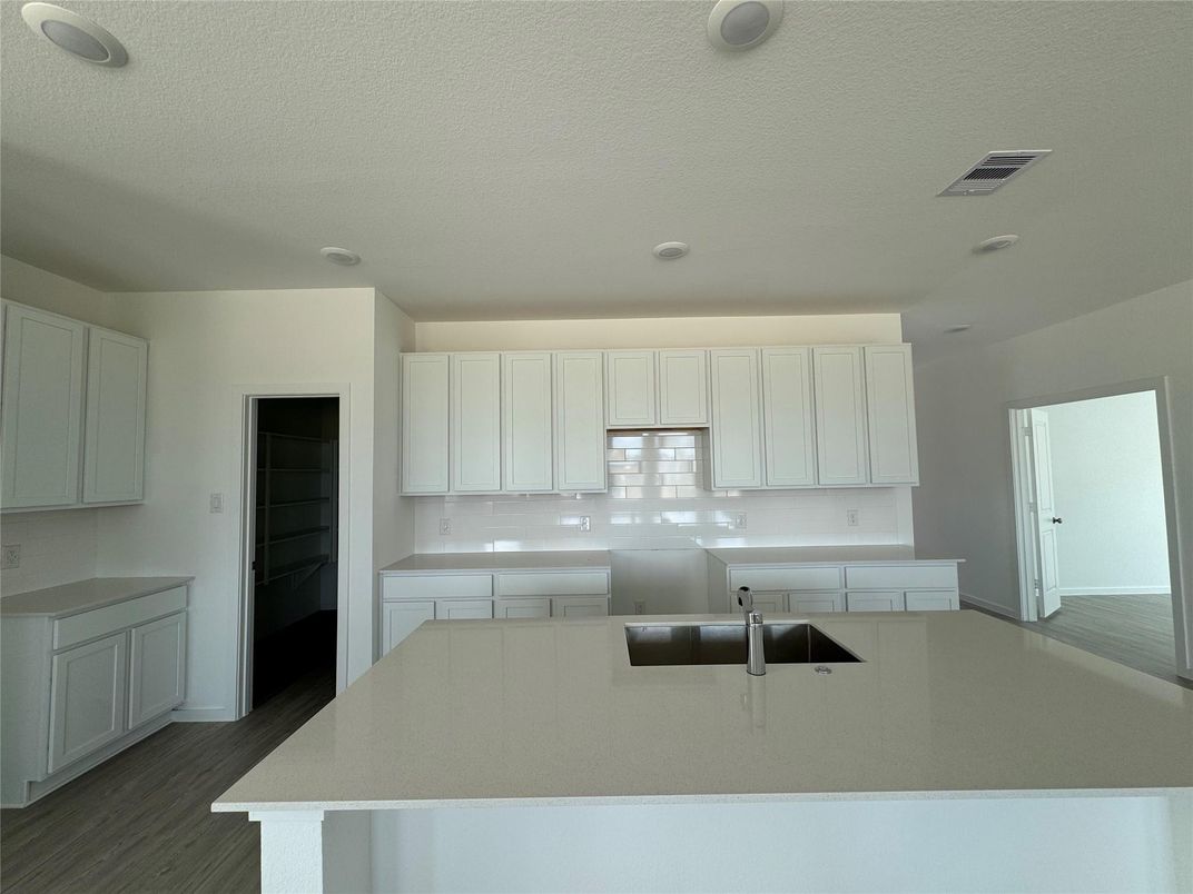 Interior, Kitchen, Wood Texture Flooring