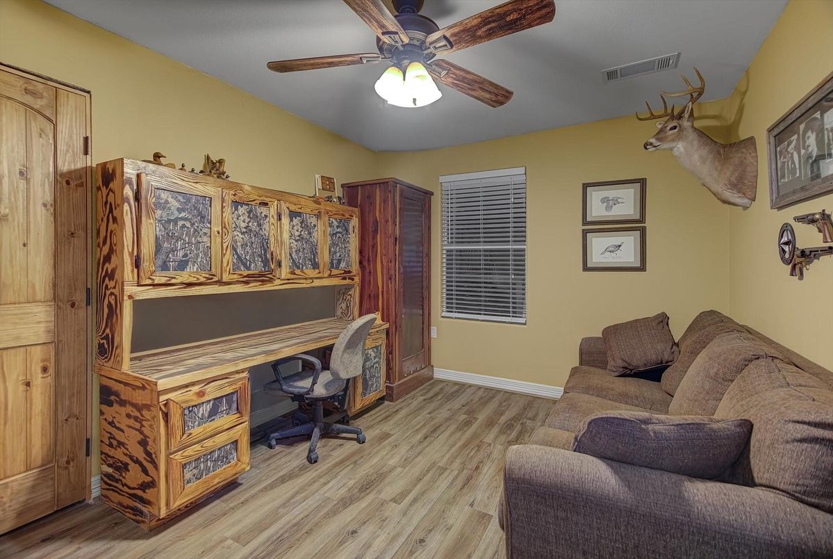 Home Office, Interior, Wood Texture Flooring