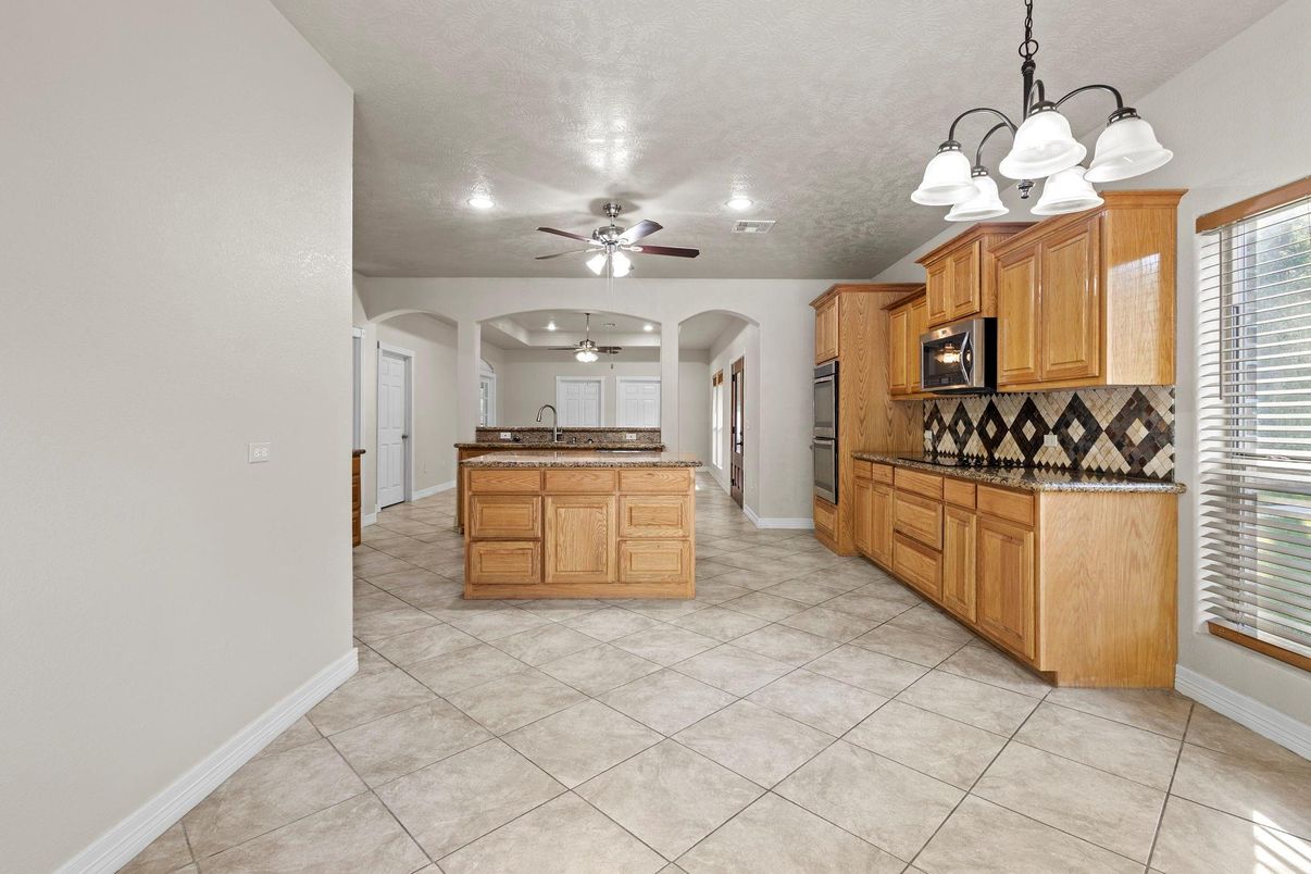Chandelier, Interior, Kitchen, Recessed Lighting
