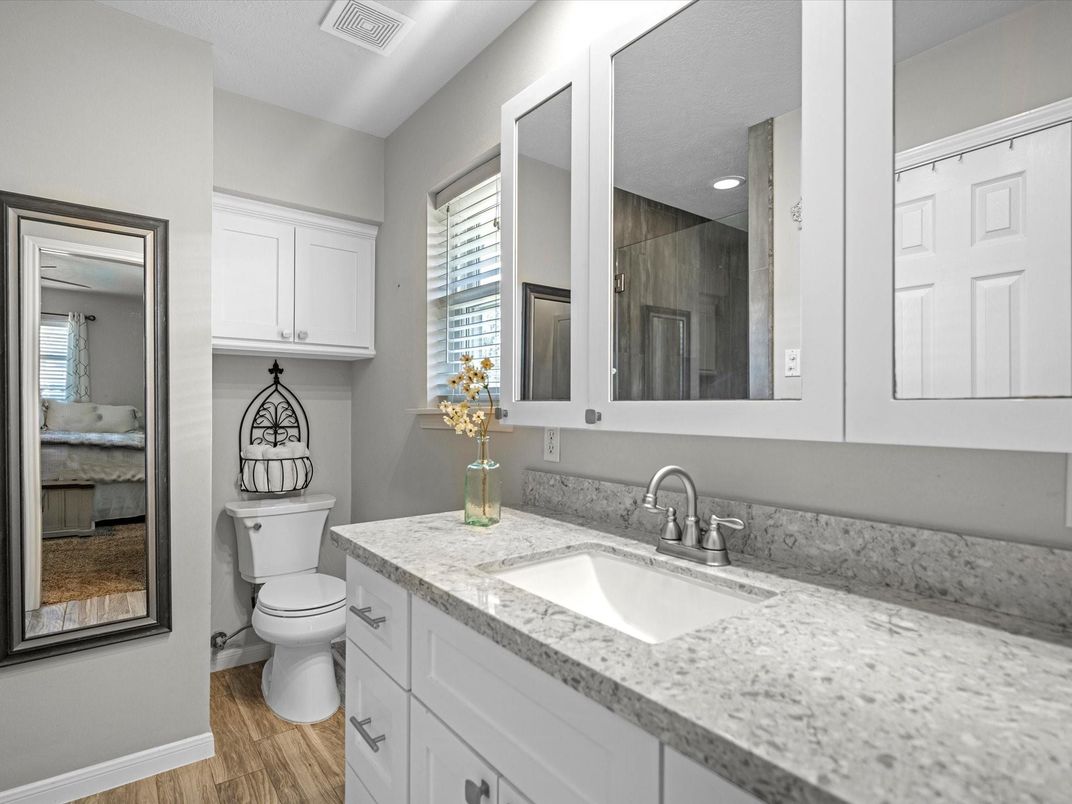 Bathroom, Interior, Wood Texture Flooring