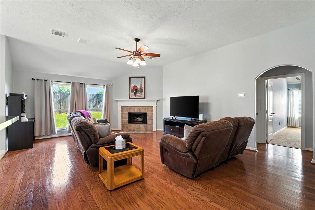 Fireplace, Interior, Living room, Wood Texture Flooring