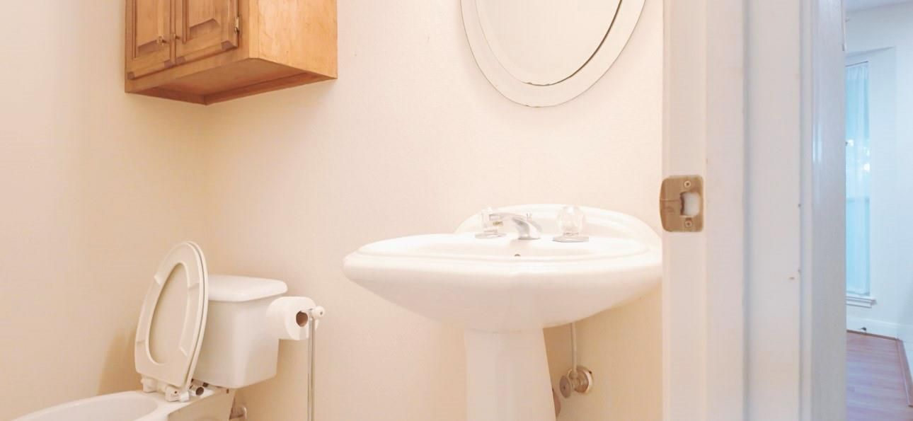 Bathroom, Interior, Wood Texture Flooring