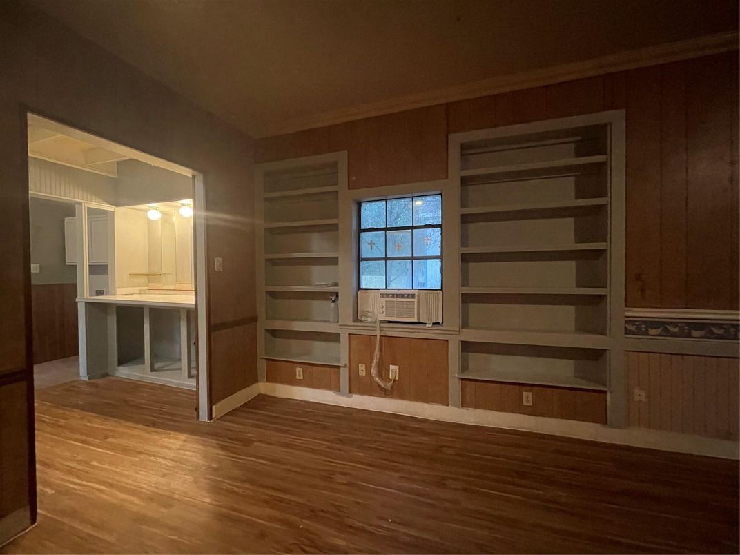 Empty room, Interior, Wood Texture Flooring, Wooden Walls