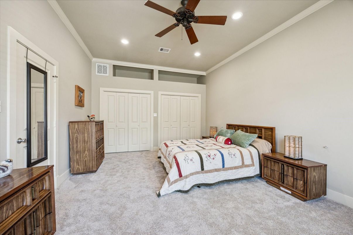 Bedroom, Interior, Recessed Lighting