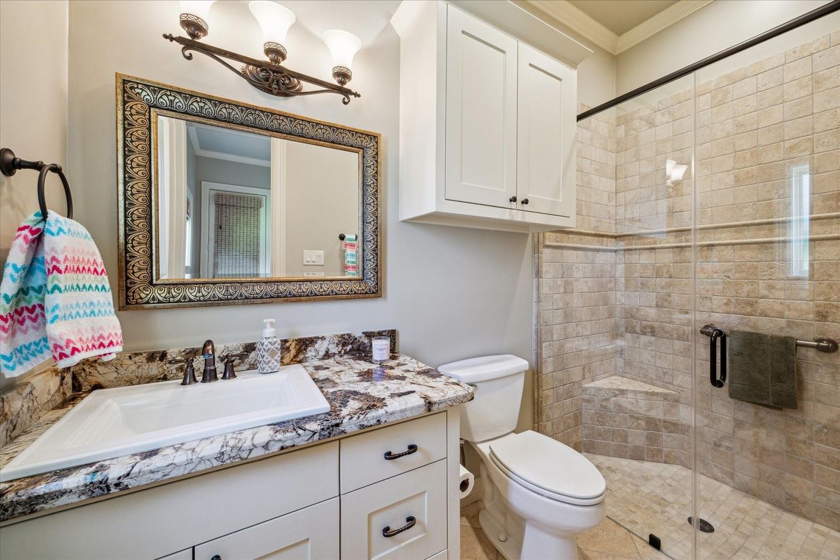 Bathroom, Glass Shower, Interior