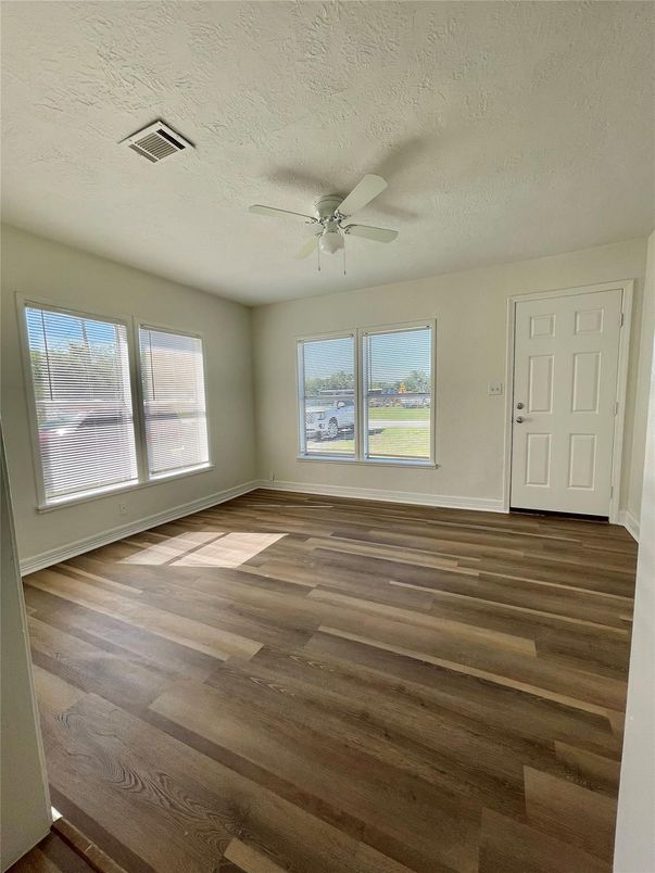 Empty room, Interior, Wood Texture Flooring