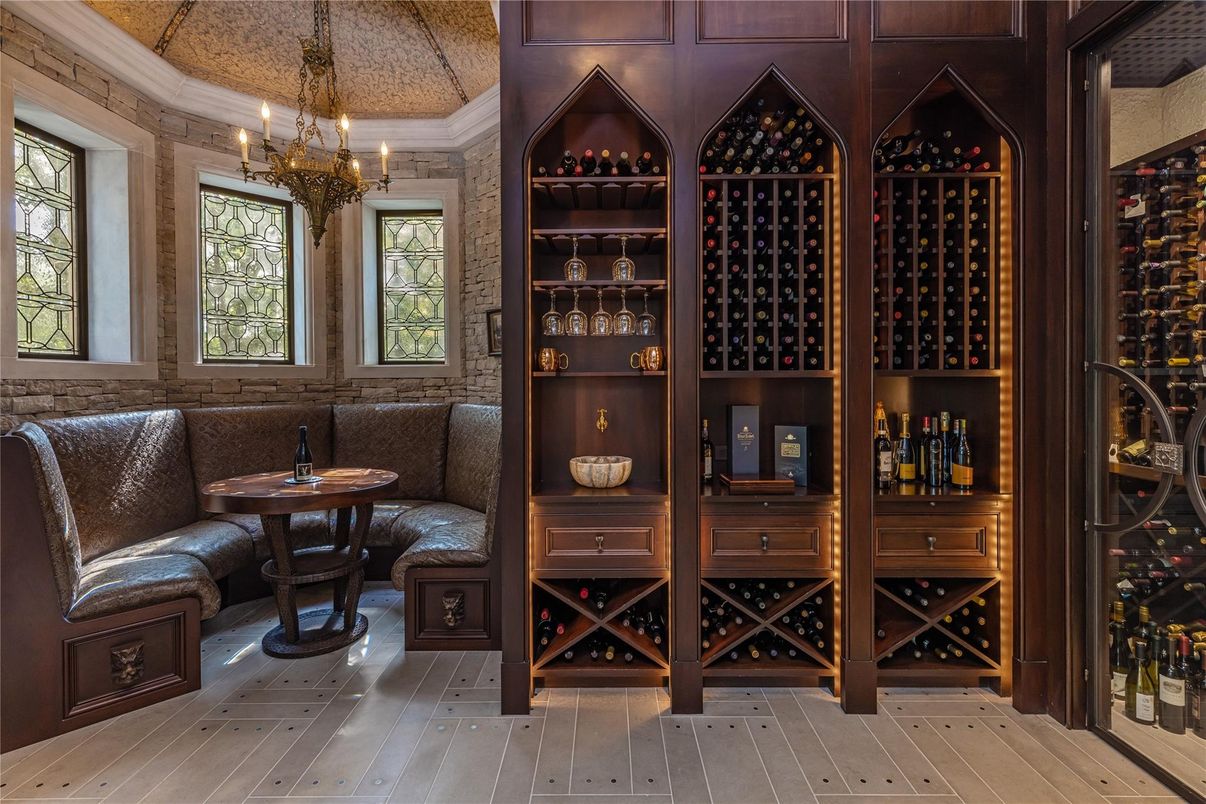 Chandelier, Interior, Wine Storage