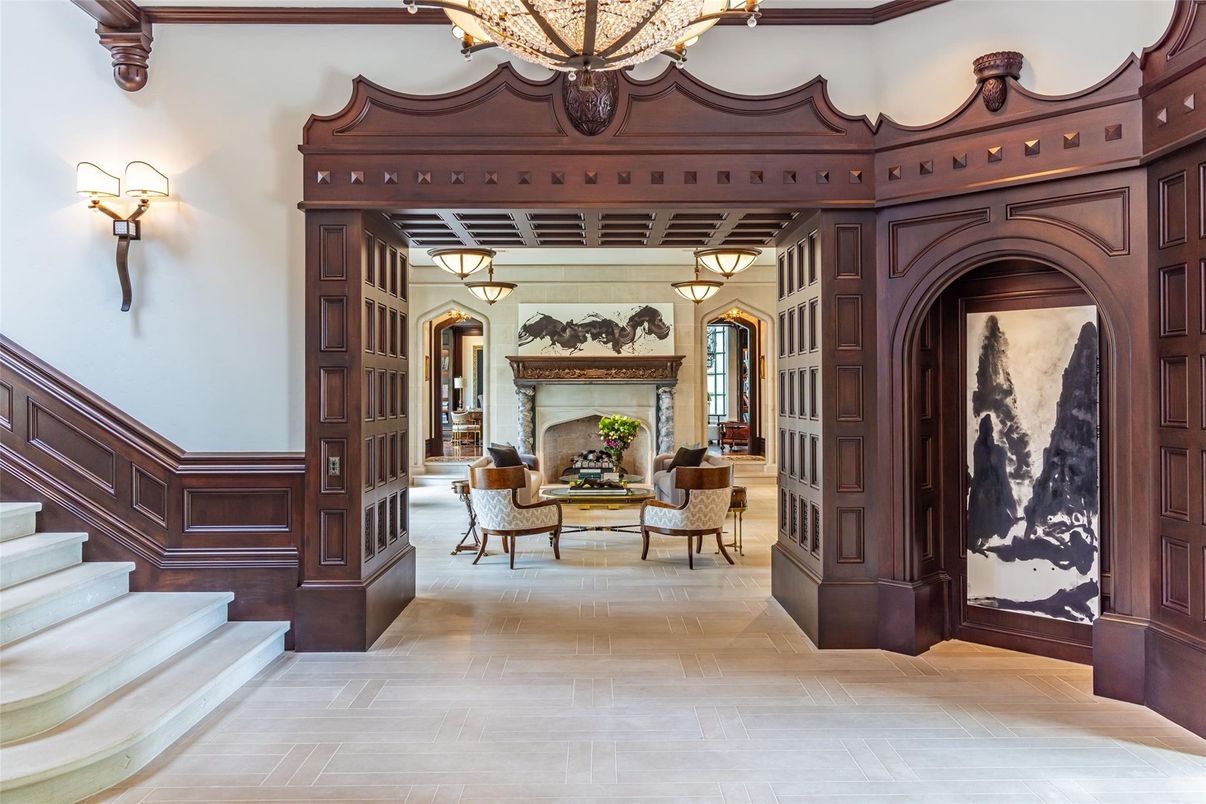 Fireplace, Interior, Wooden Walls