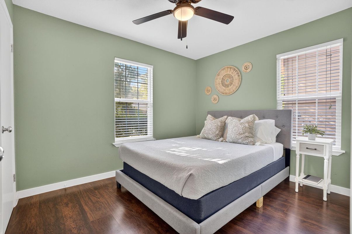Bedroom, Interior, Wood Texture Flooring