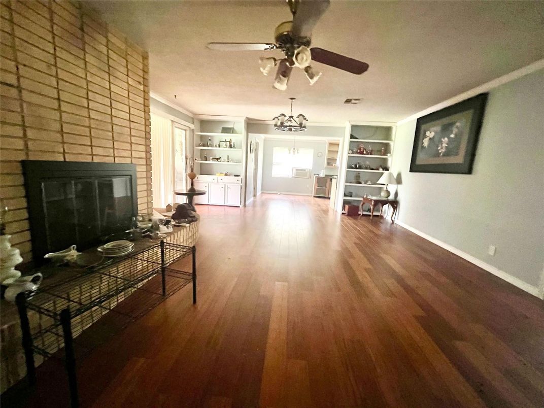 Fireplace, Interior, Wood Texture Flooring