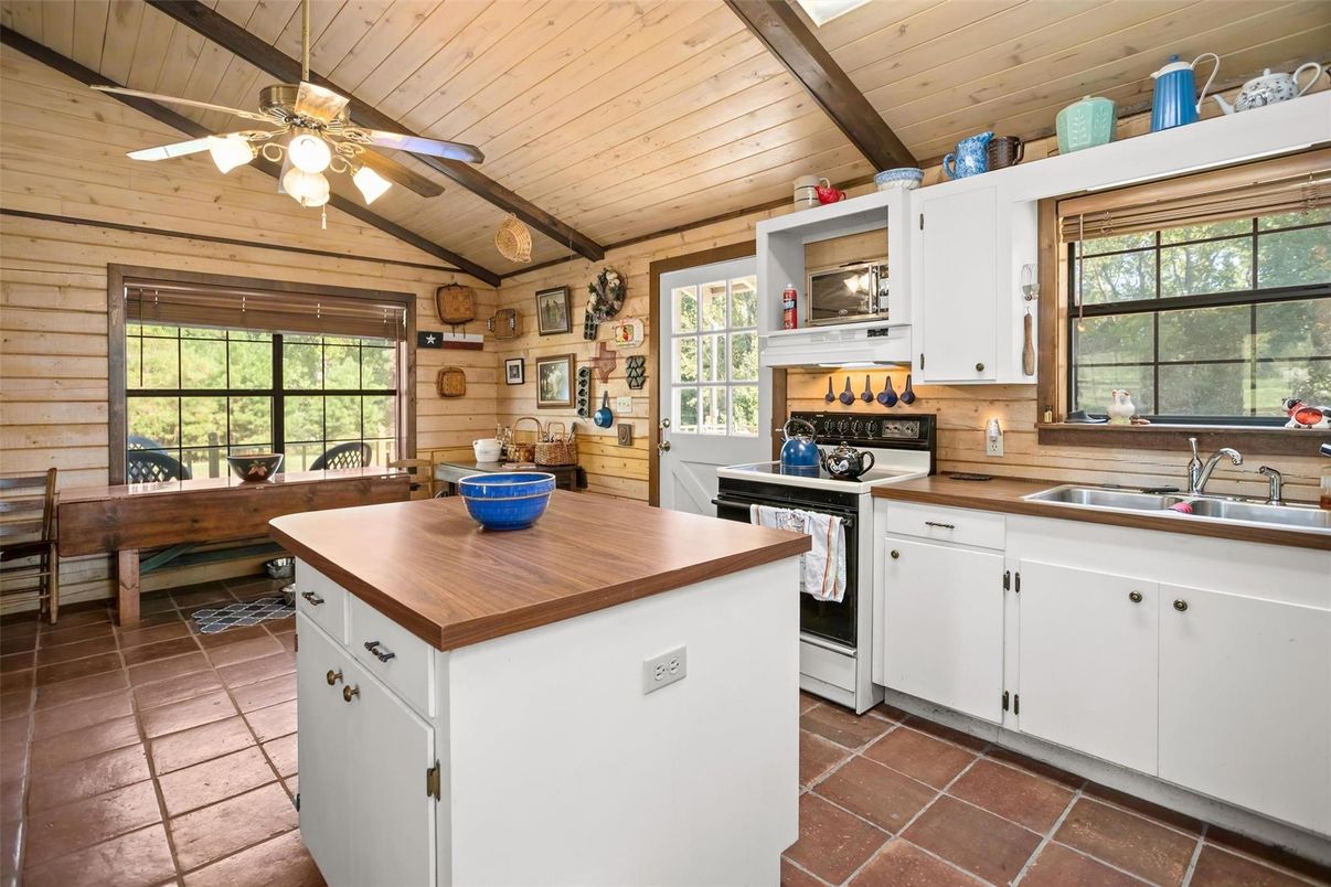 Interior, Kitchen, Wooden Beams, Wooden Ceilings, Wooden Walls