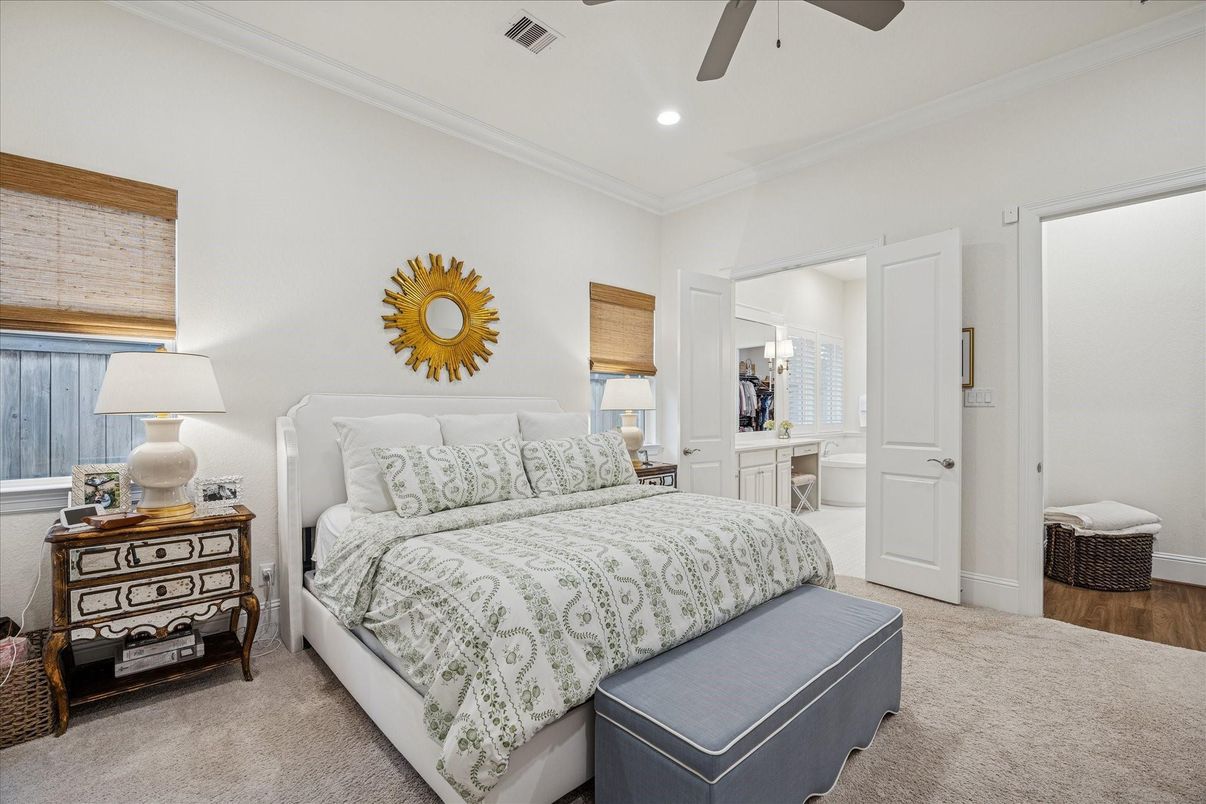 Bedroom, Interior, Recessed Lighting
