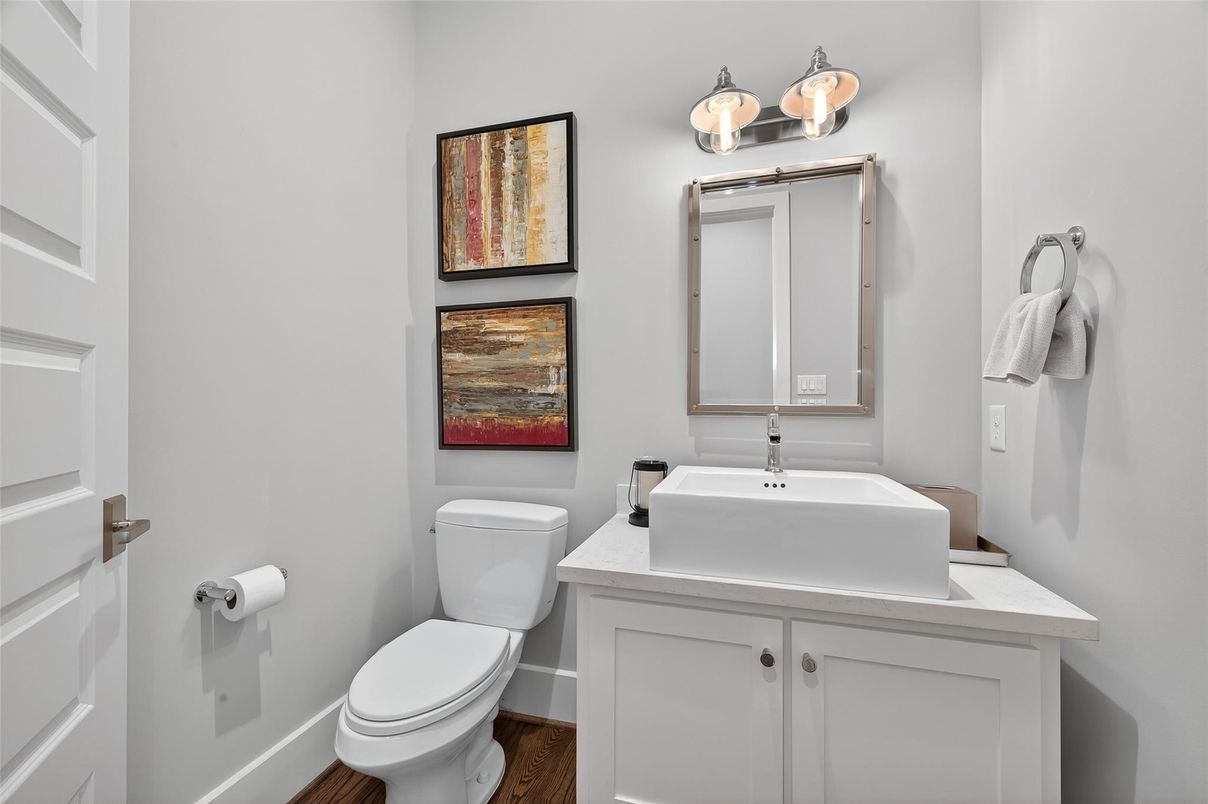 Bathroom, Interior, Wood Texture Flooring