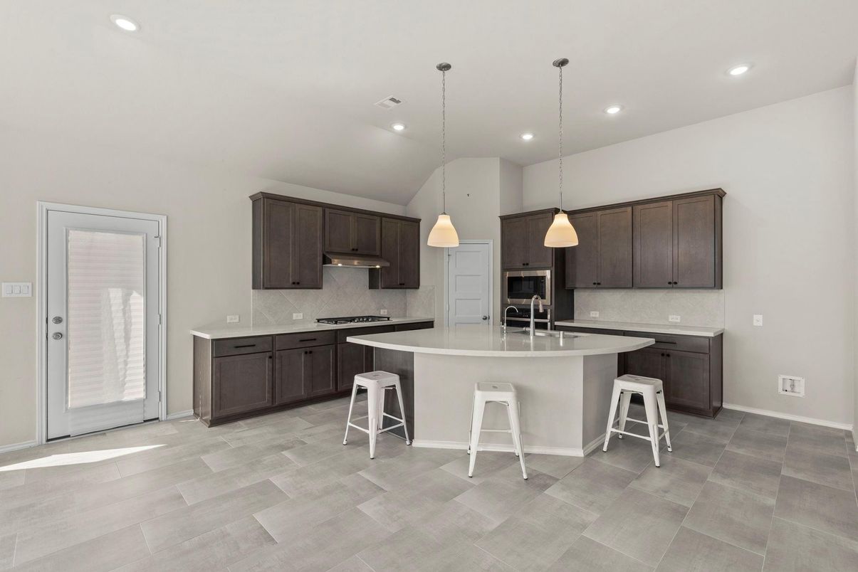 Interior, Kitchen, Pendant Lights, Recessed Lighting