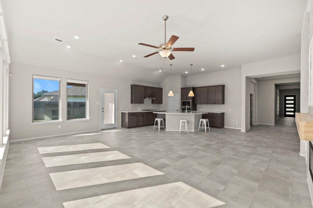 Interior, Kitchen, Pendant Lights, Recessed Lighting