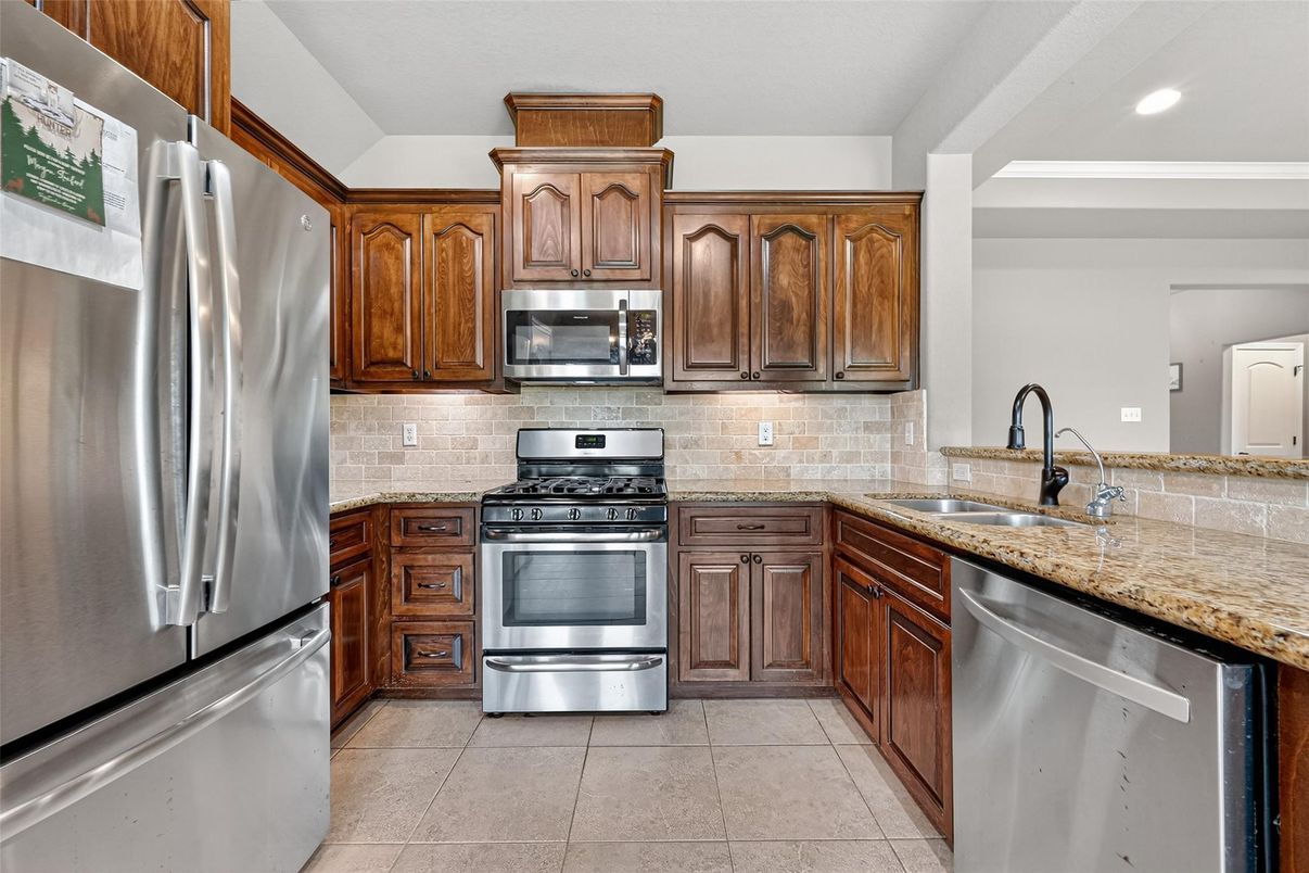 Interior, Kitchen, Recessed Lighting, Stainless Steel Appliances