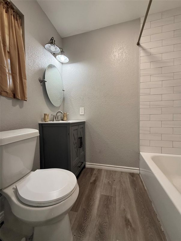 Bathroom, Interior, Wood Texture Flooring