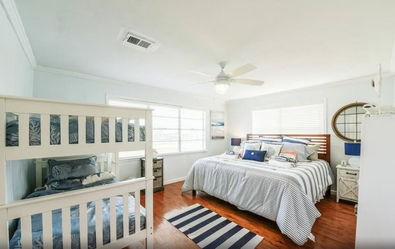 Bedroom, Interior, Wood Texture Flooring