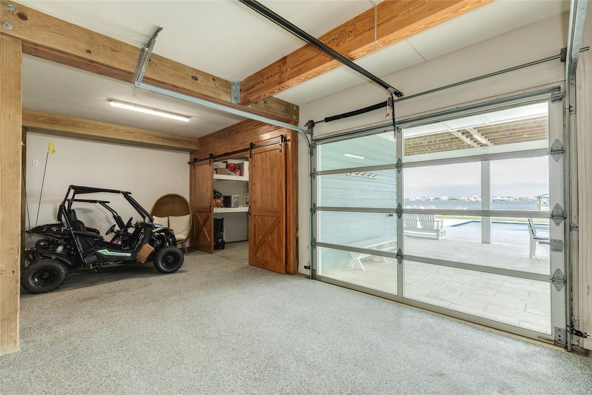 Interior, Water, Wooden Beams