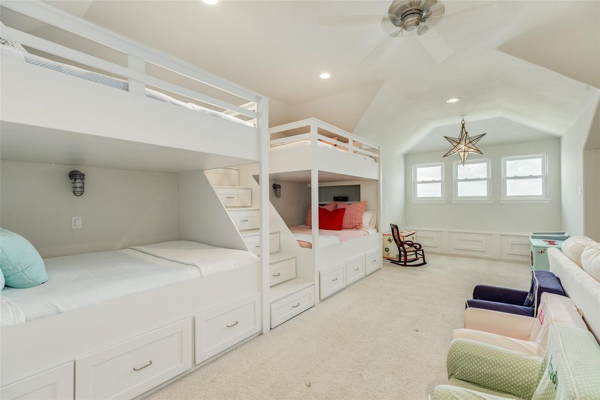 Bedroom, Interior, Recessed Lighting