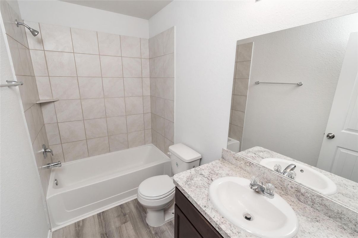 Bathroom, Interior, Wood Texture Flooring