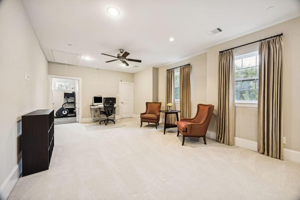 Home Office, Interior, Recessed Lighting