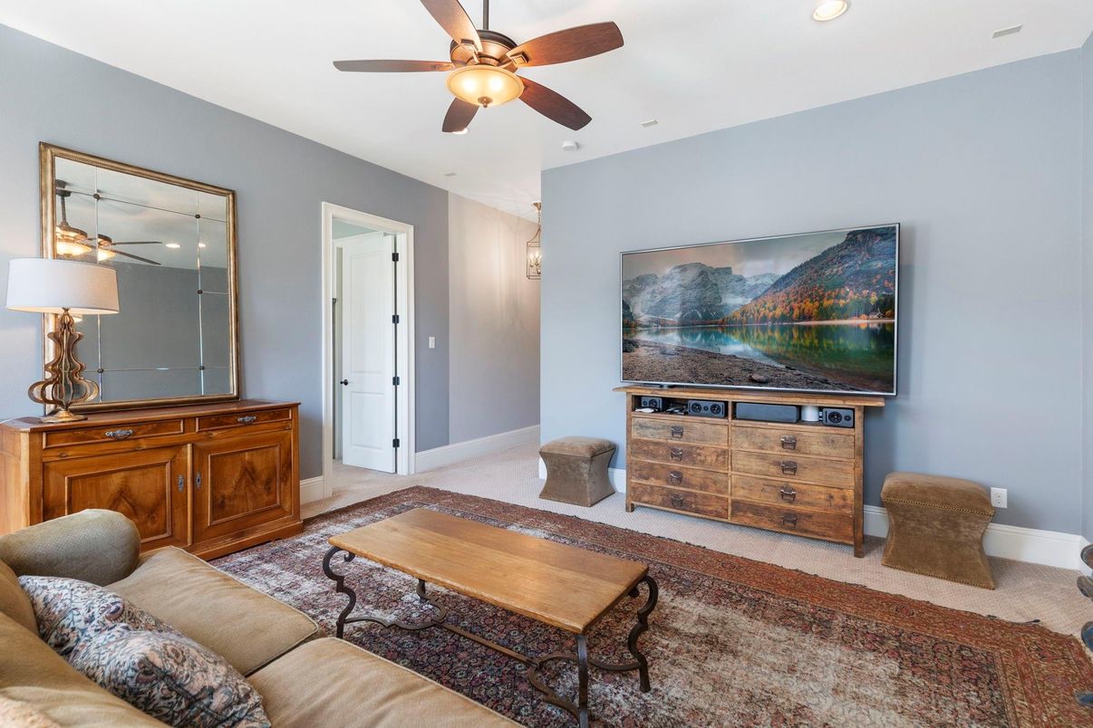 Interior, Living room, Recessed Lighting