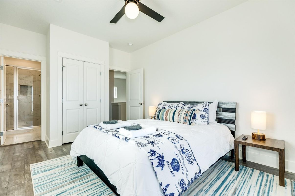 Bedroom, Interior, Wood Texture Flooring