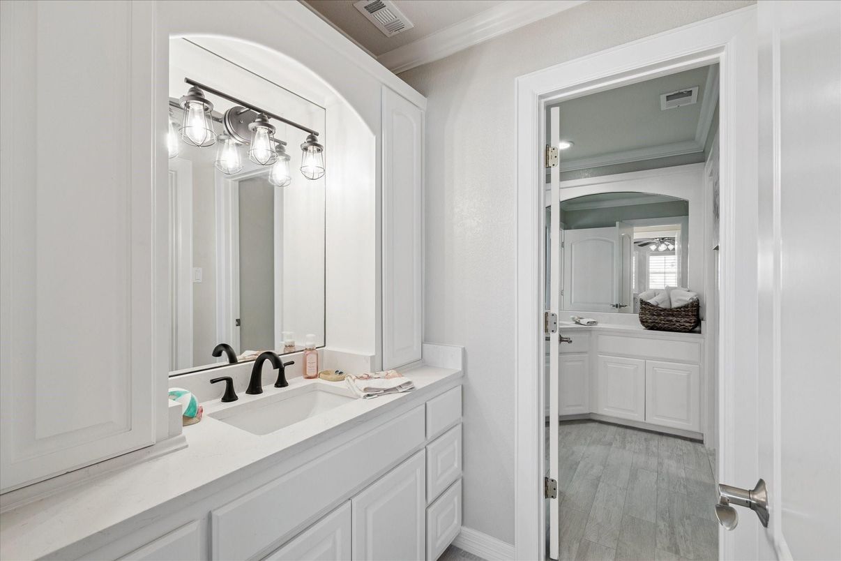 Bathroom, Interior, Wood Texture Flooring