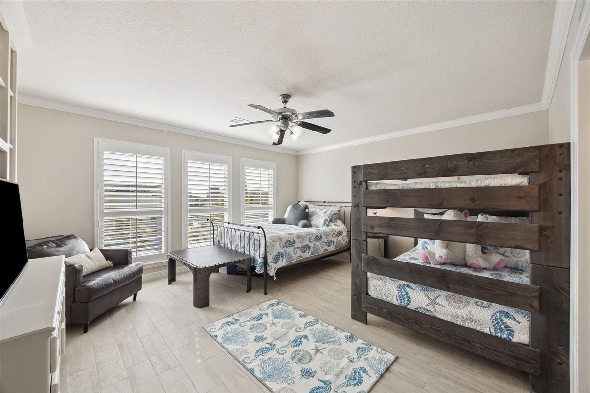 Bedroom, Interior, Wood Texture Flooring