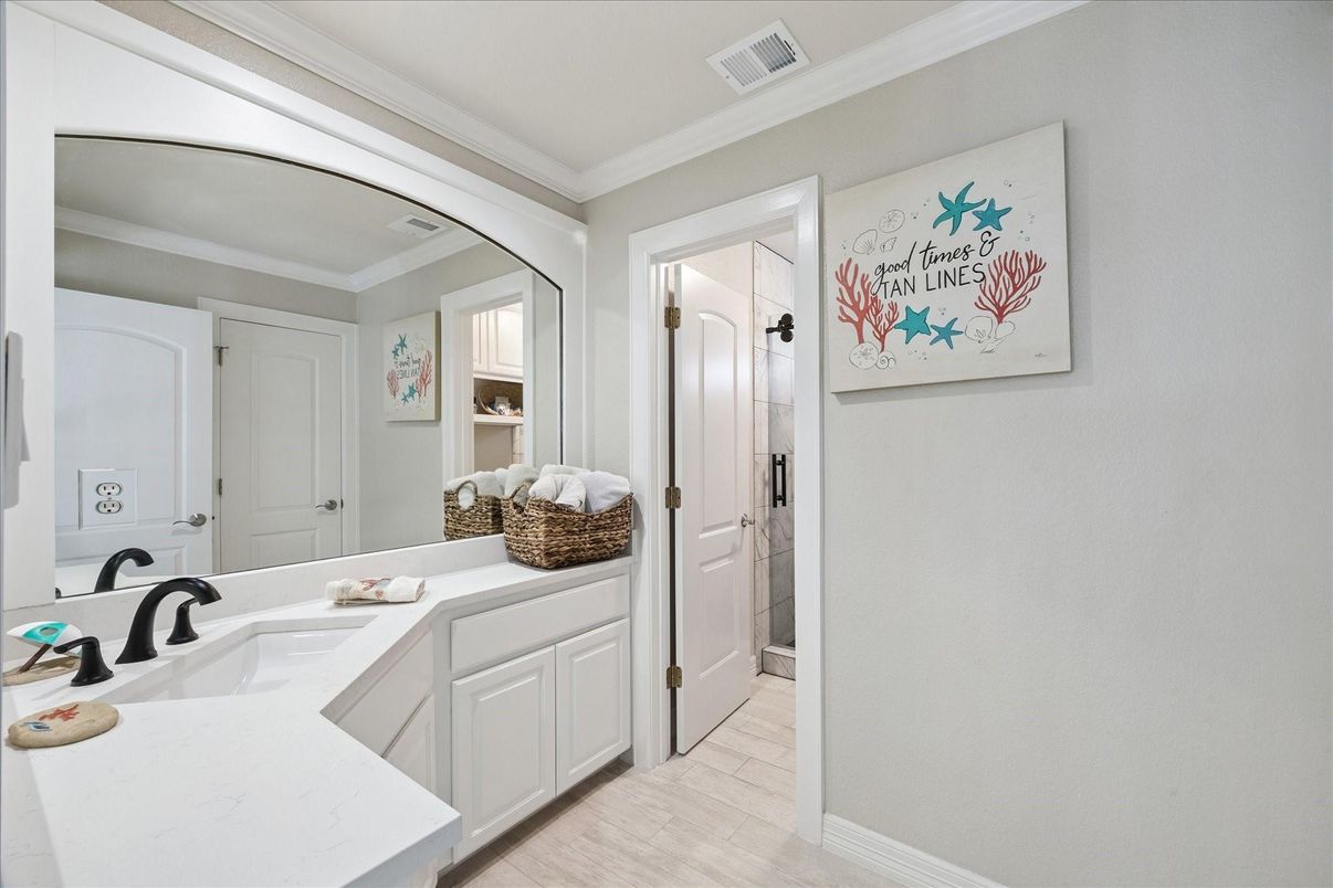 Bathroom, Interior, Wood Texture Flooring