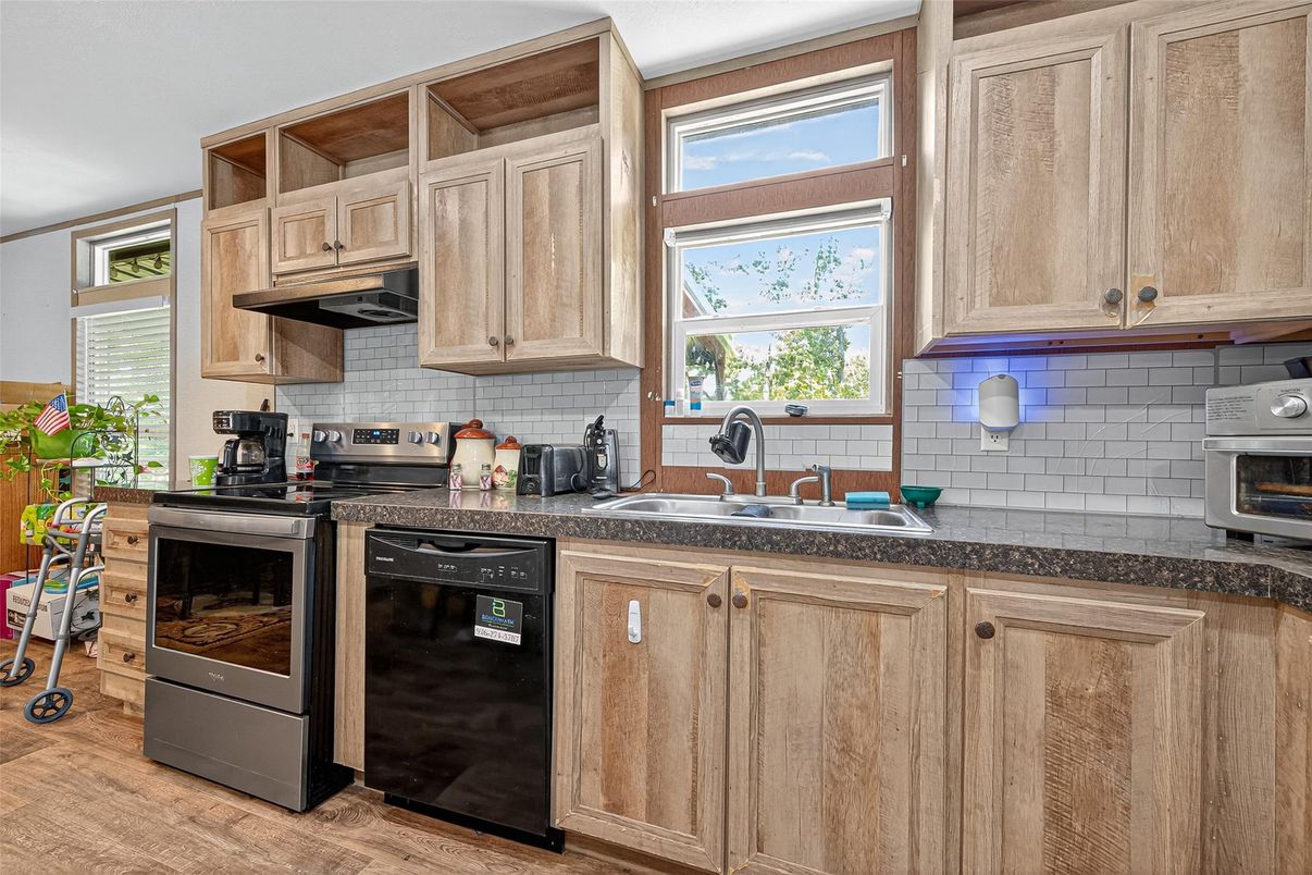 Interior, Kitchen, Wood Texture Flooring