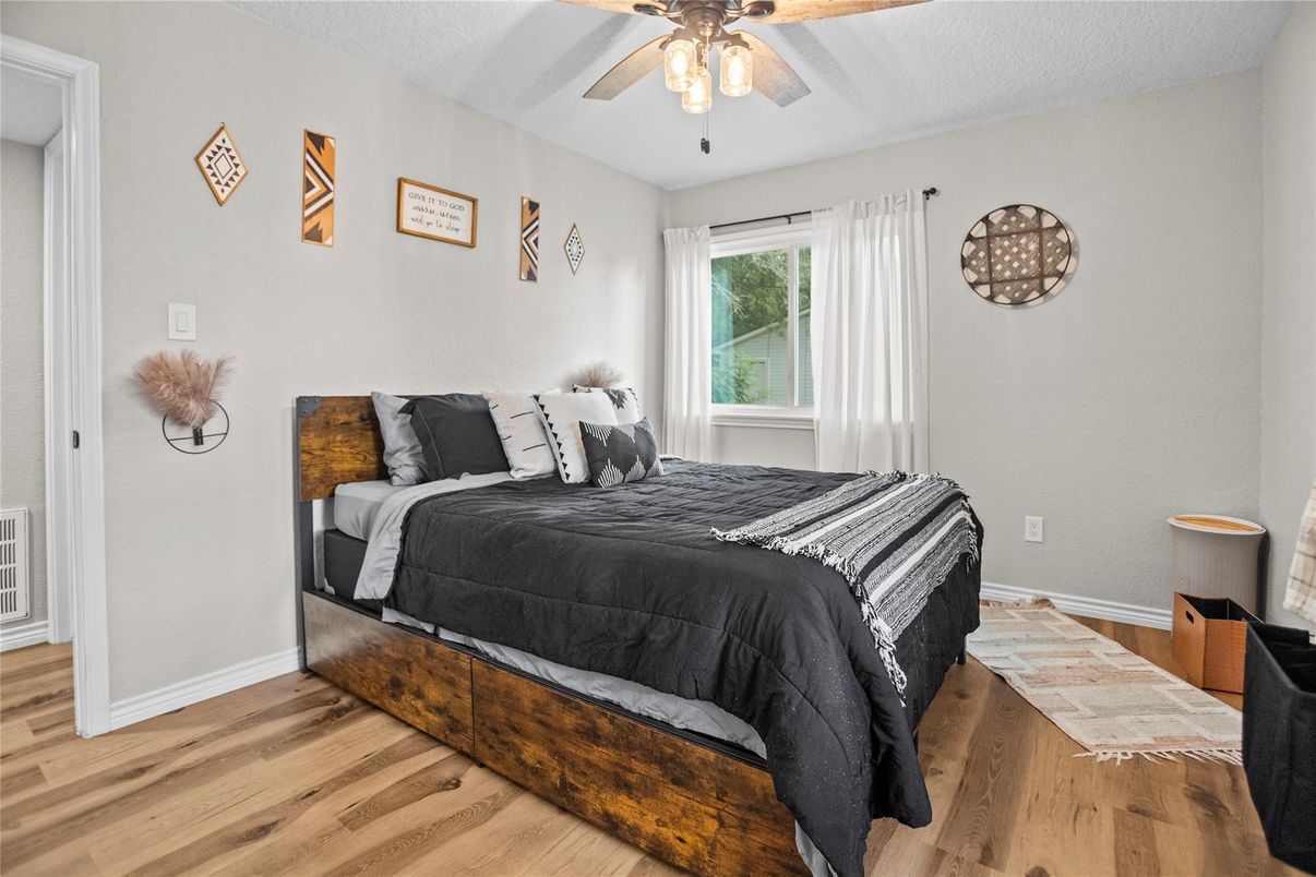 Bedroom, Interior, Wood Texture Flooring