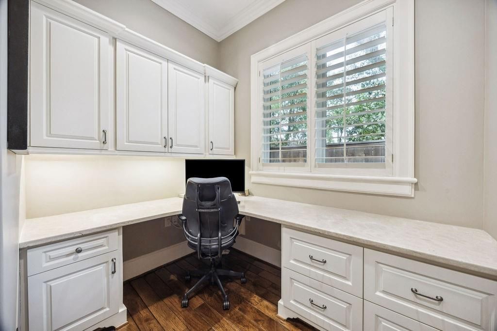 Home Office, Interior, Wood Texture Flooring