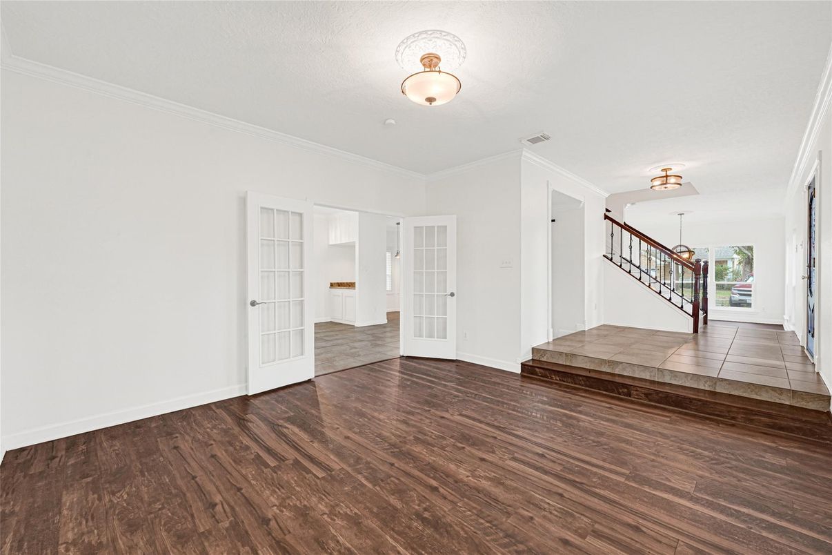 Empty room, Interior, Wood Texture Flooring