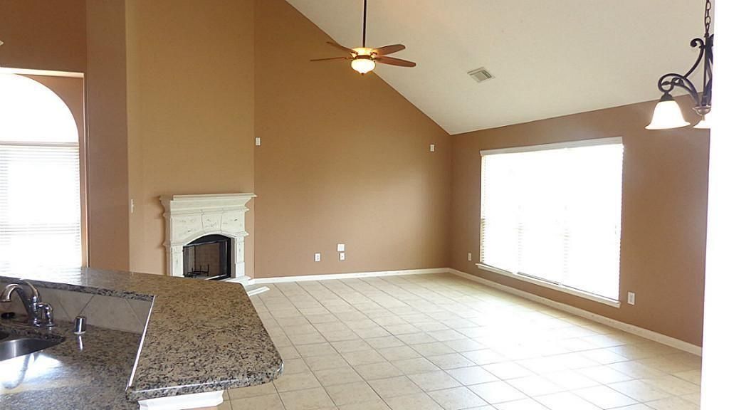 Empty room, Fireplace, Interior