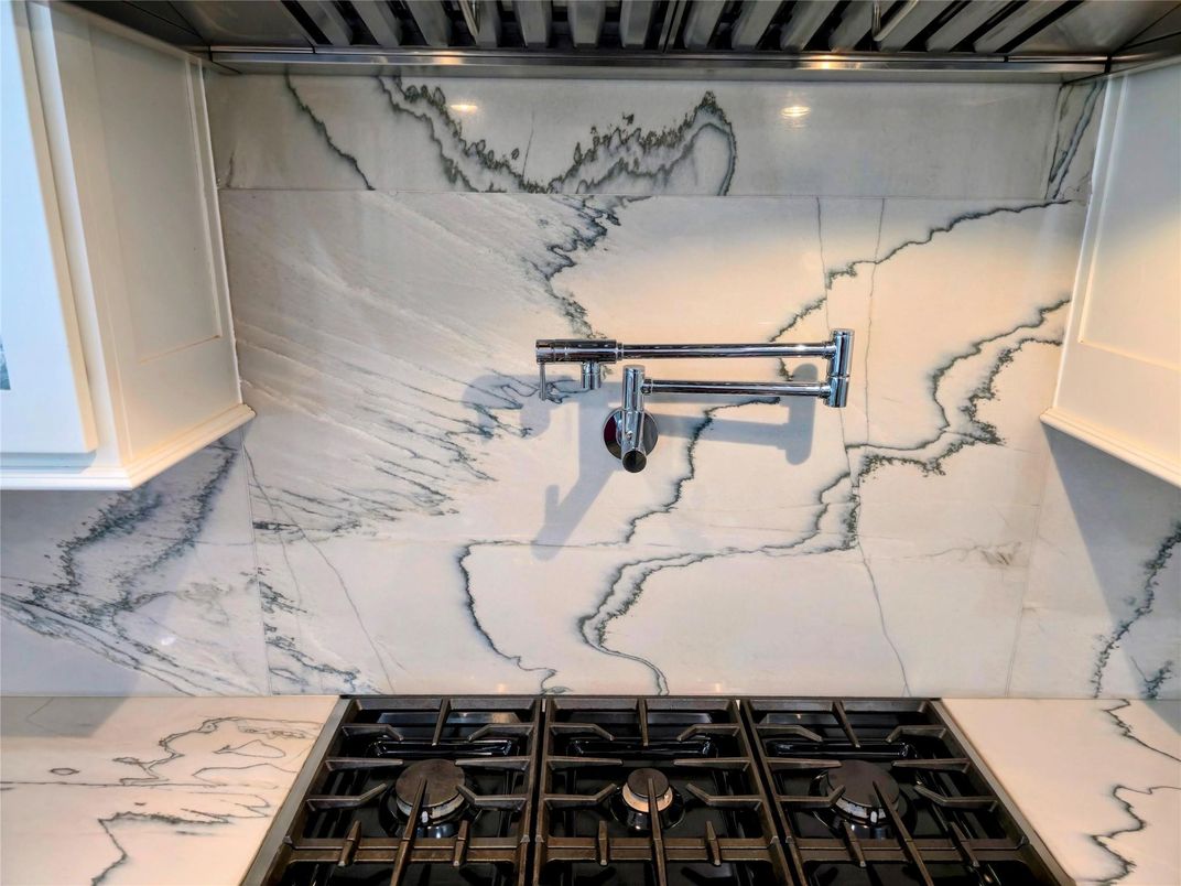 Interior, Kitchen, Marble Walls