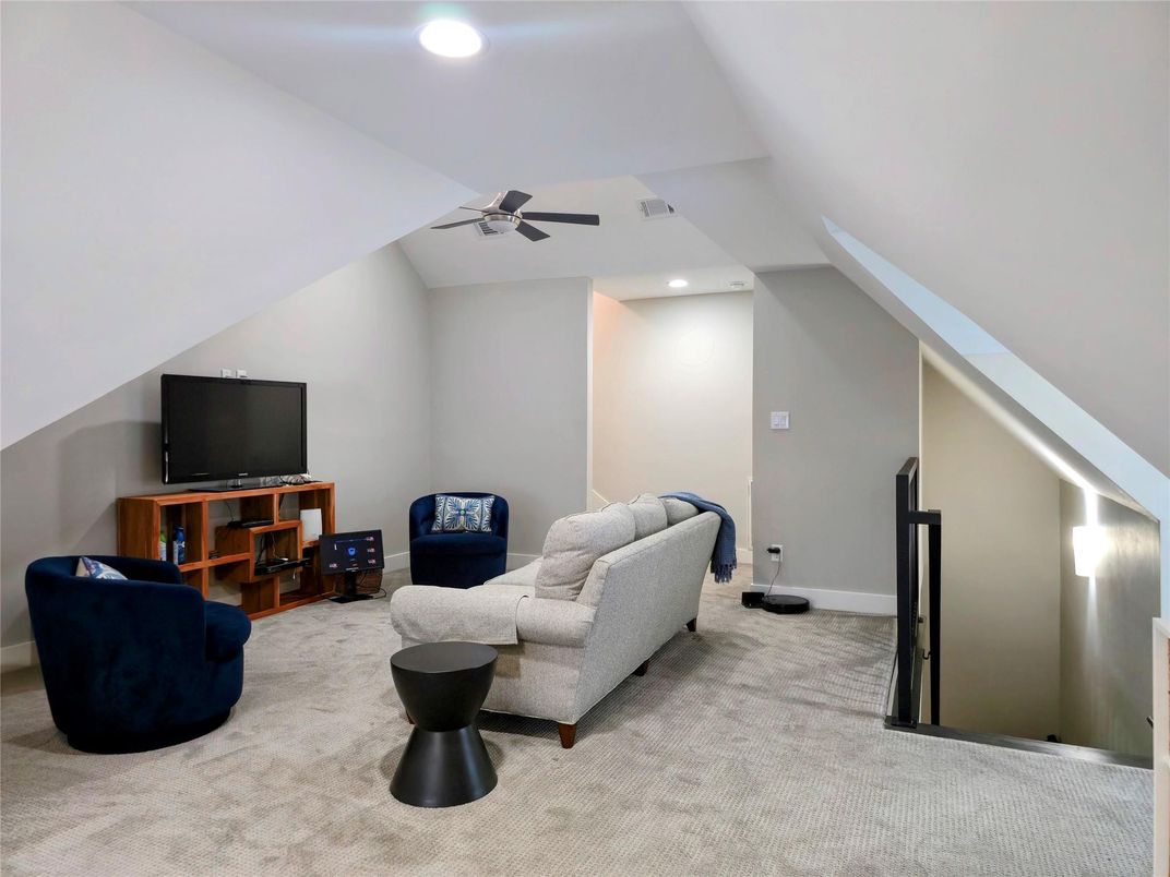 Interior, Living room, Recessed Lighting