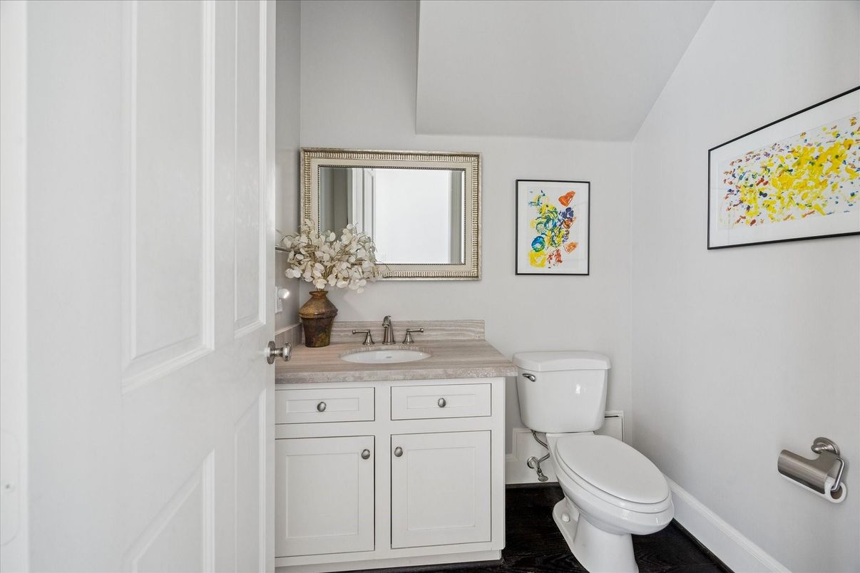 Bathroom, Interior, Wood Texture Flooring