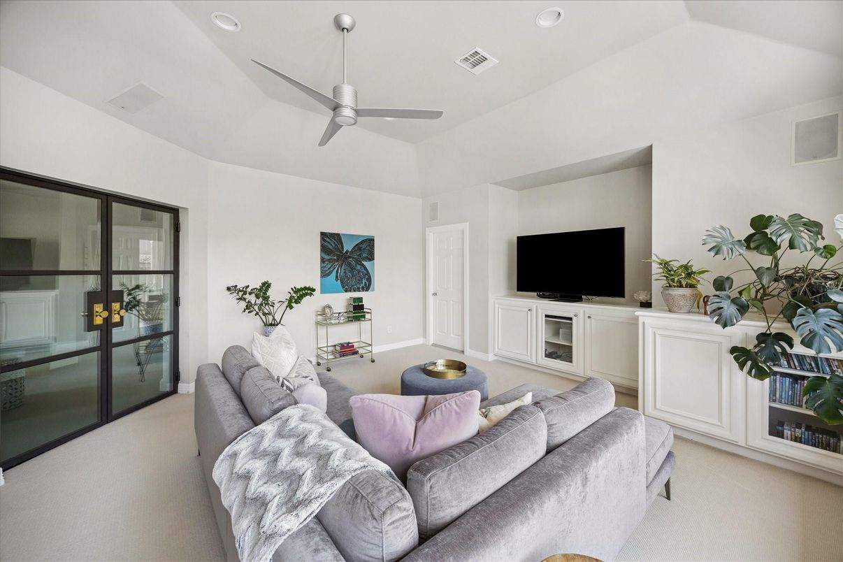 Interior, Living room, Recessed Lighting