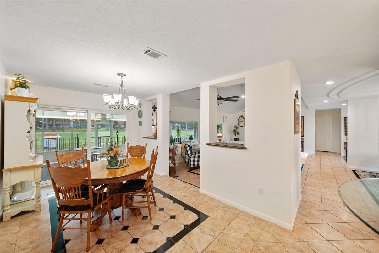 Chandelier, Dining room, Interior, Recessed Lighting